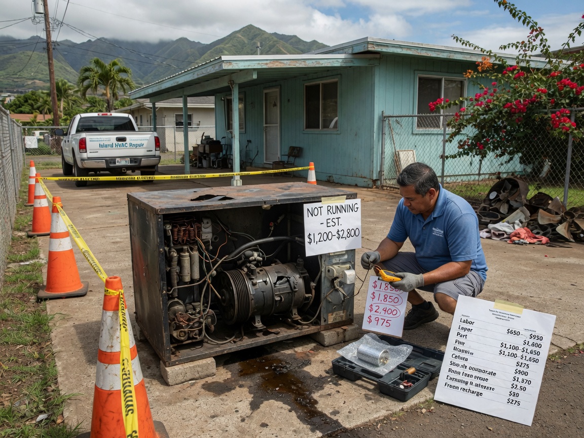 Typical Costs For AC Compressor Repairs In Waipahu