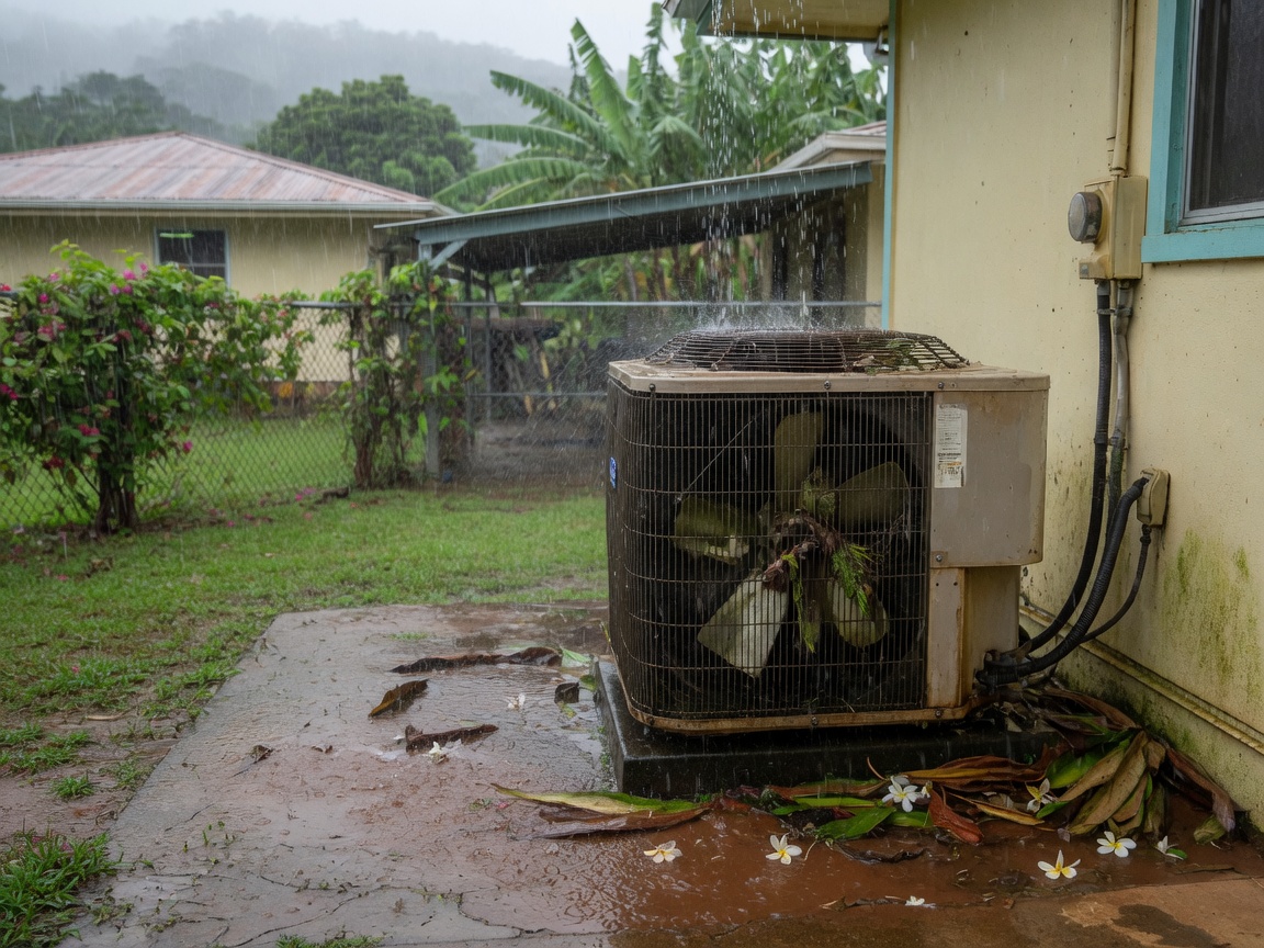 Why AC Units Struggle During Waipahu's Wet Season